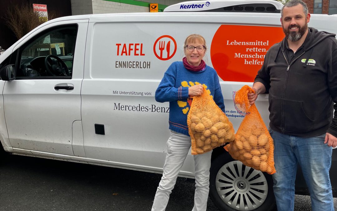 Gemeinsam Gutes tun. Altkleider gegen Kartoffeln